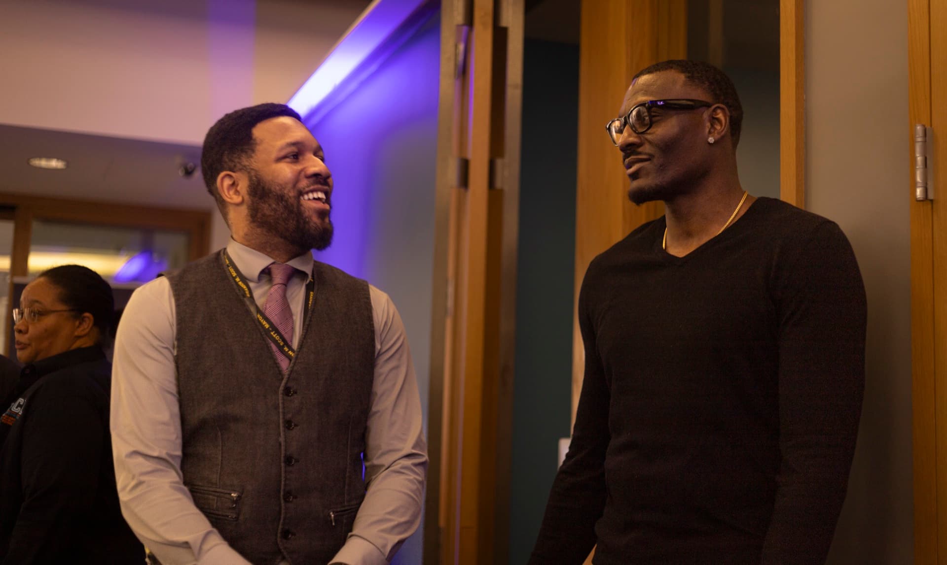 Community members connecting at The Forge