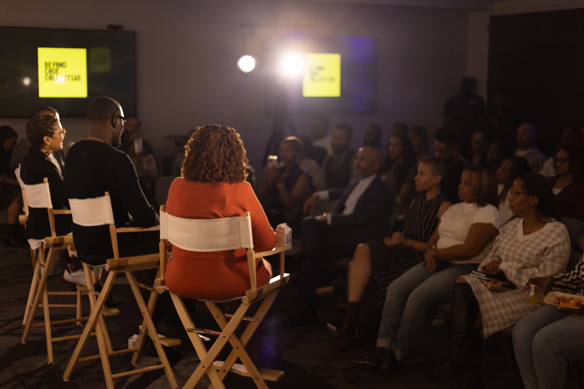 BCC Academy panel discussion with engaged audience