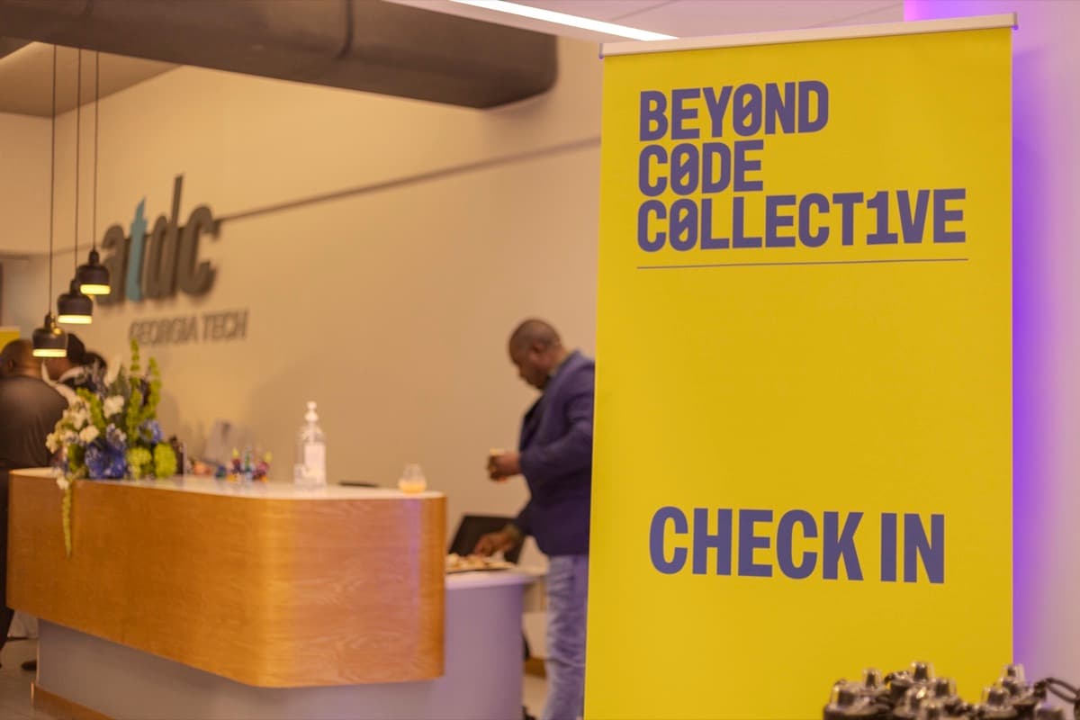 Beyond Code Collective check-in at Georgia Tech ATDC