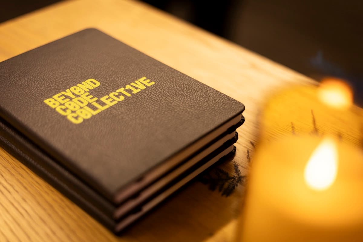 Beyond Code Collective branded notebooks
