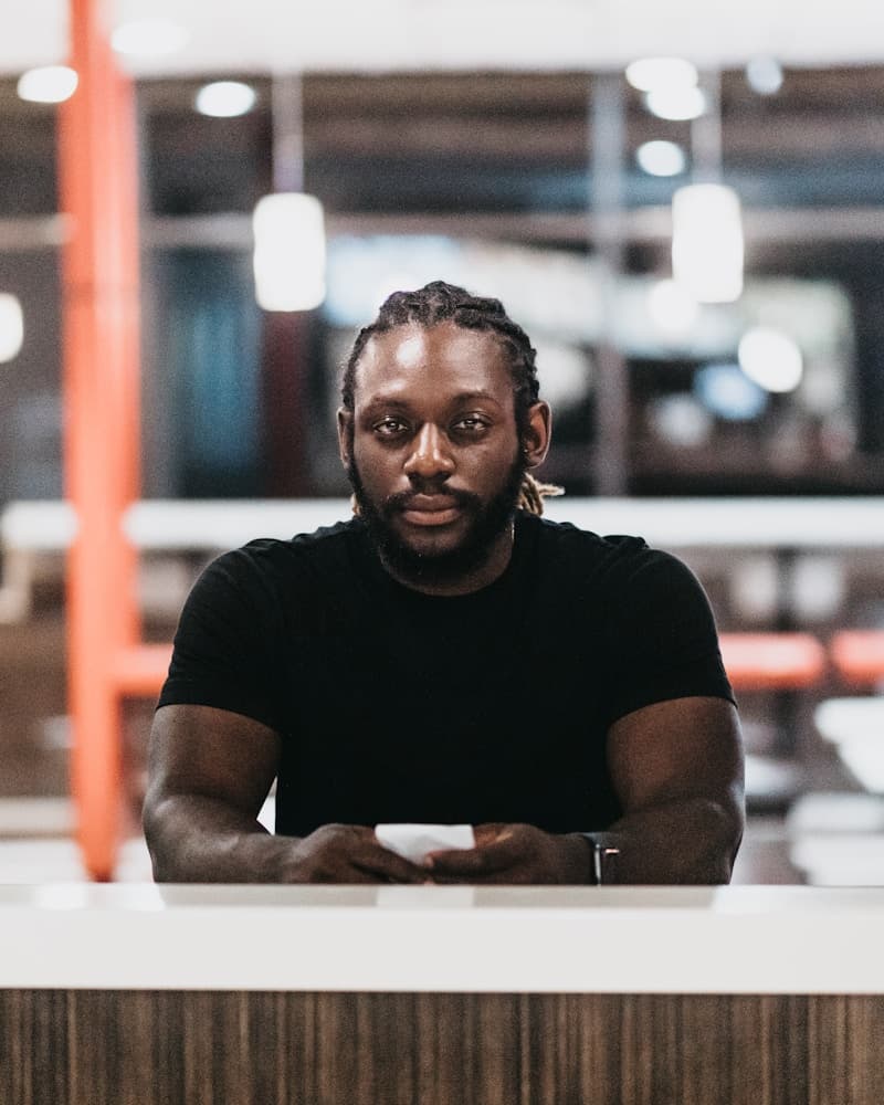 Confident young professional in a modern workspace