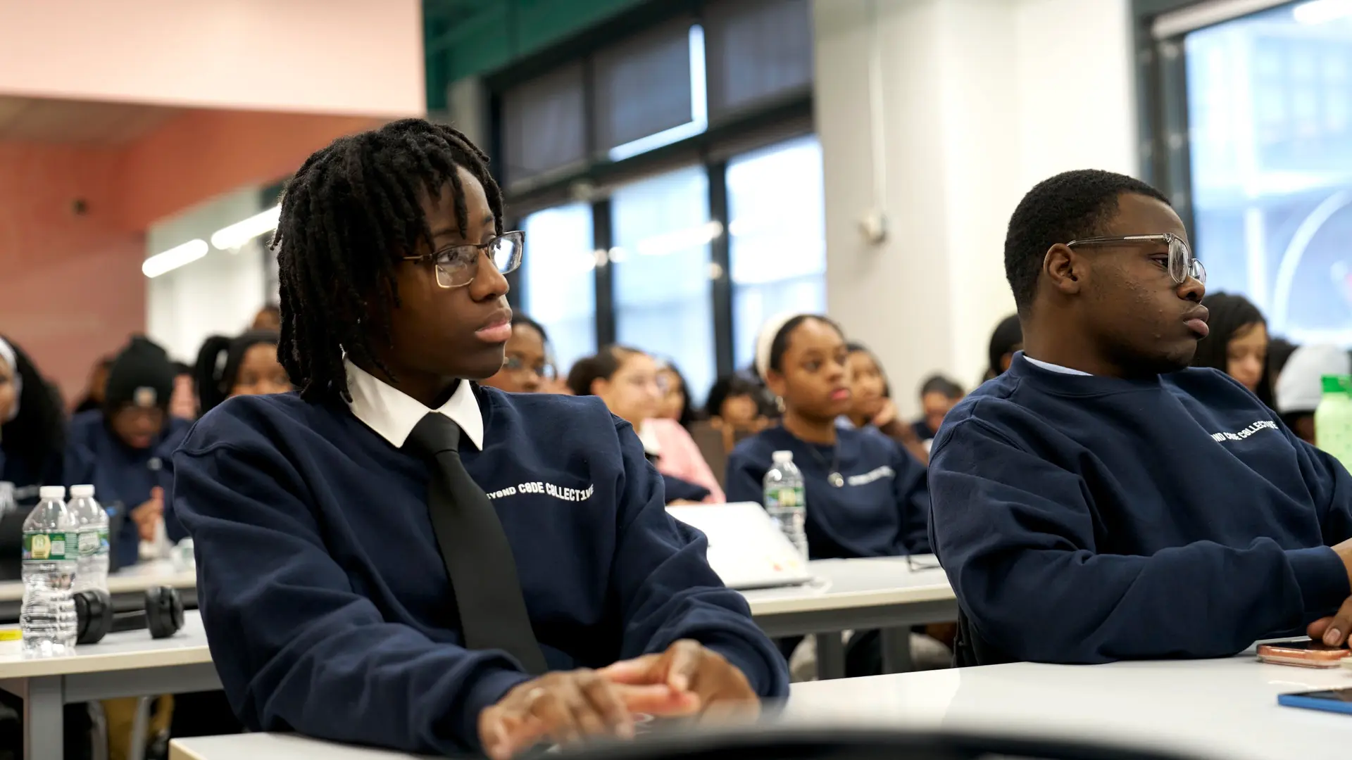 BCC Academy students in the classroom